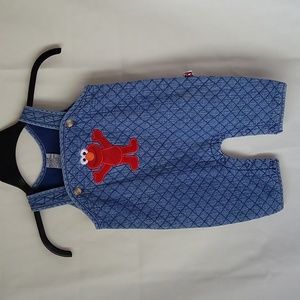 Sesame Street Elmo Romper Infant 3-6 Month